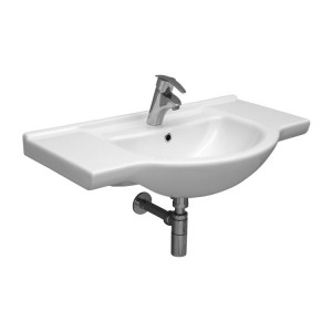 1544  1544 Умывальник с половинной столешницей 85X48см