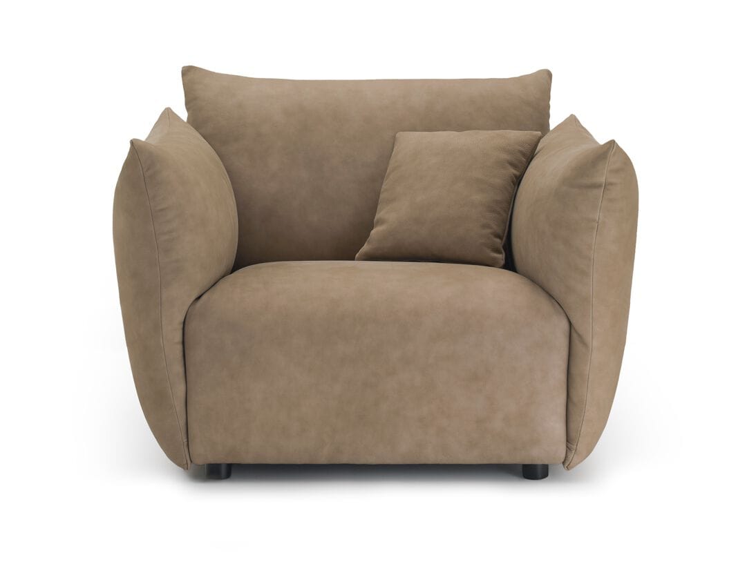 Кожаное кресло с подлокотниками i 4 Mariani Siesta ARCH-00011394