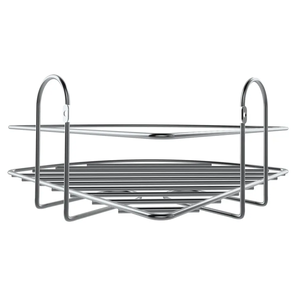 Полка для ванной Lemer Nil 23x12 см металл цвет хром STLM-2079416 - Вид №6