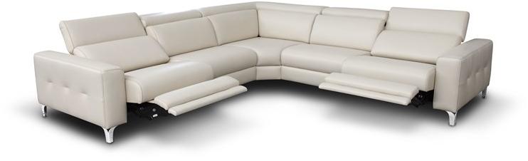 Rossini Sofas Угловой диван в коже с электроприводом Emma sun-id-1433864 - Вид №2