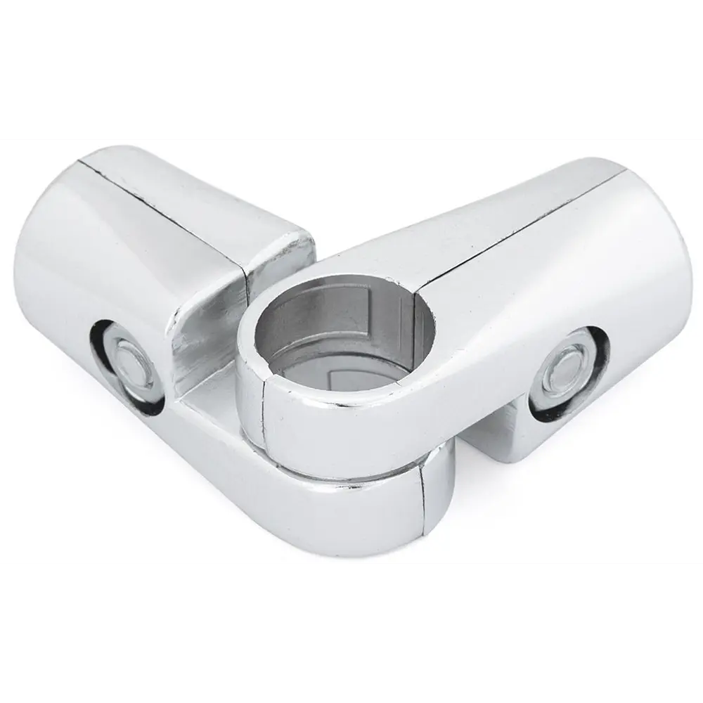 Соединитель 3-х труб угловой регулируемый, цвет хром PALLADIUM STLM-2087049