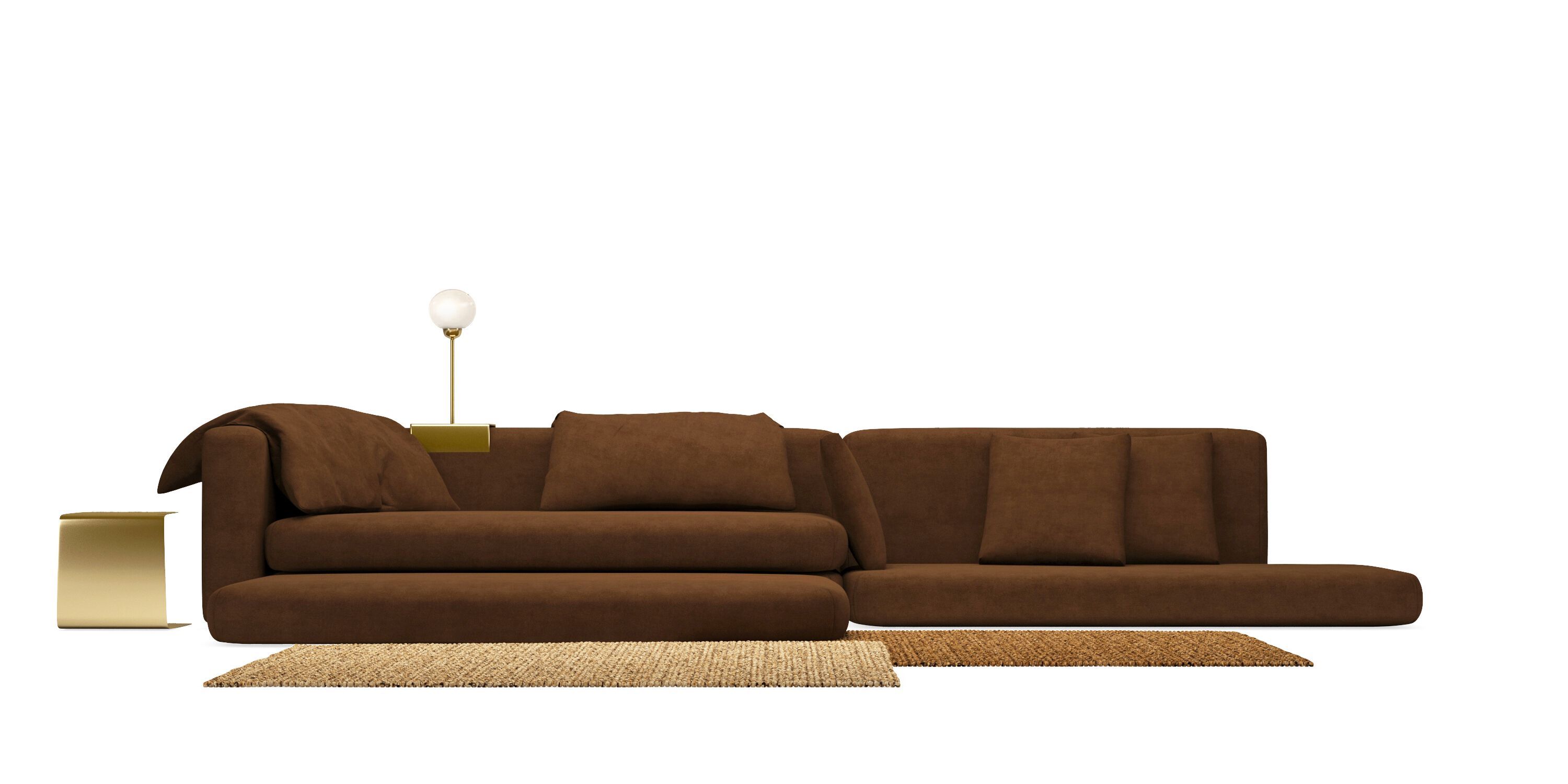 Ткань диван HANNABI MODEL NO.28 LONG ARCH-00126294 - Вид №6