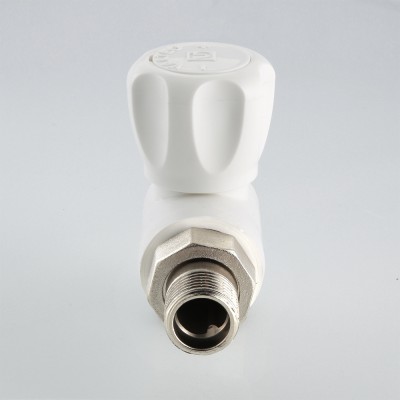 VTp.718.0.02505 Кран шаровой полипропиленовый со сгоном угловой Valtec 25 мм х 3/4"  - Вид №2