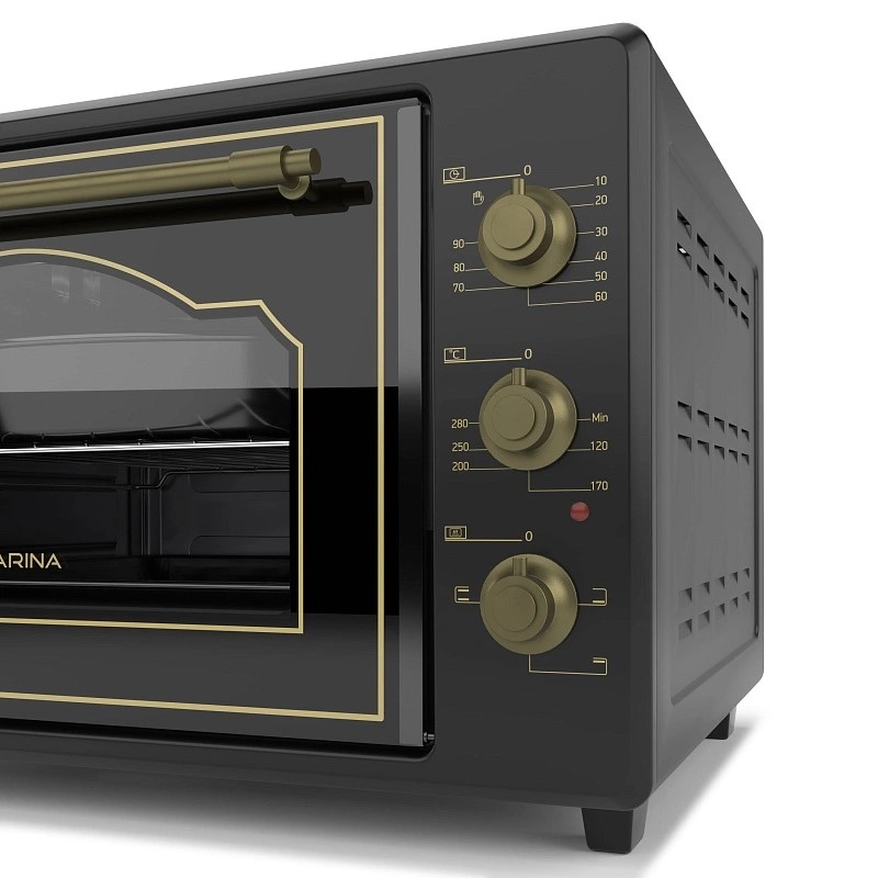 9114640 Мини-печь Darina UB NDE37 701 At черный STDN-0117244 - Вид №3