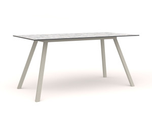 Алюминиевый прямоугольный садовый стол