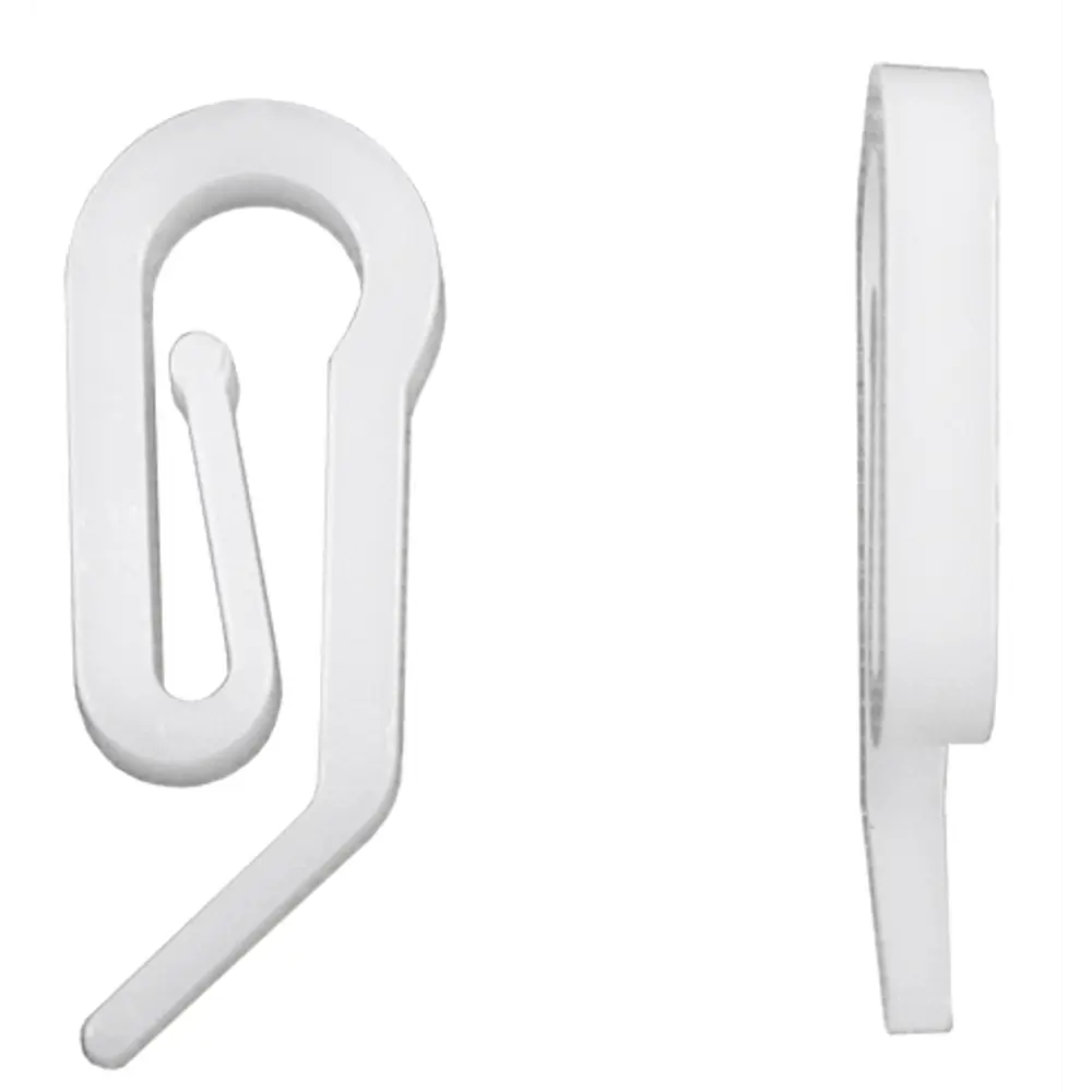 Крючок-зажим для карниза KREAFORTA Pro 2 см цвет белый 20 шт STLM-2085610