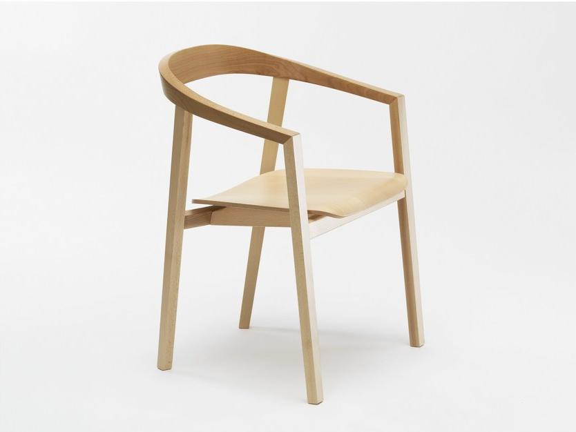 Zilio A&C Стул из бука с обивкой Ro sun-id-1434135 - Вид №3