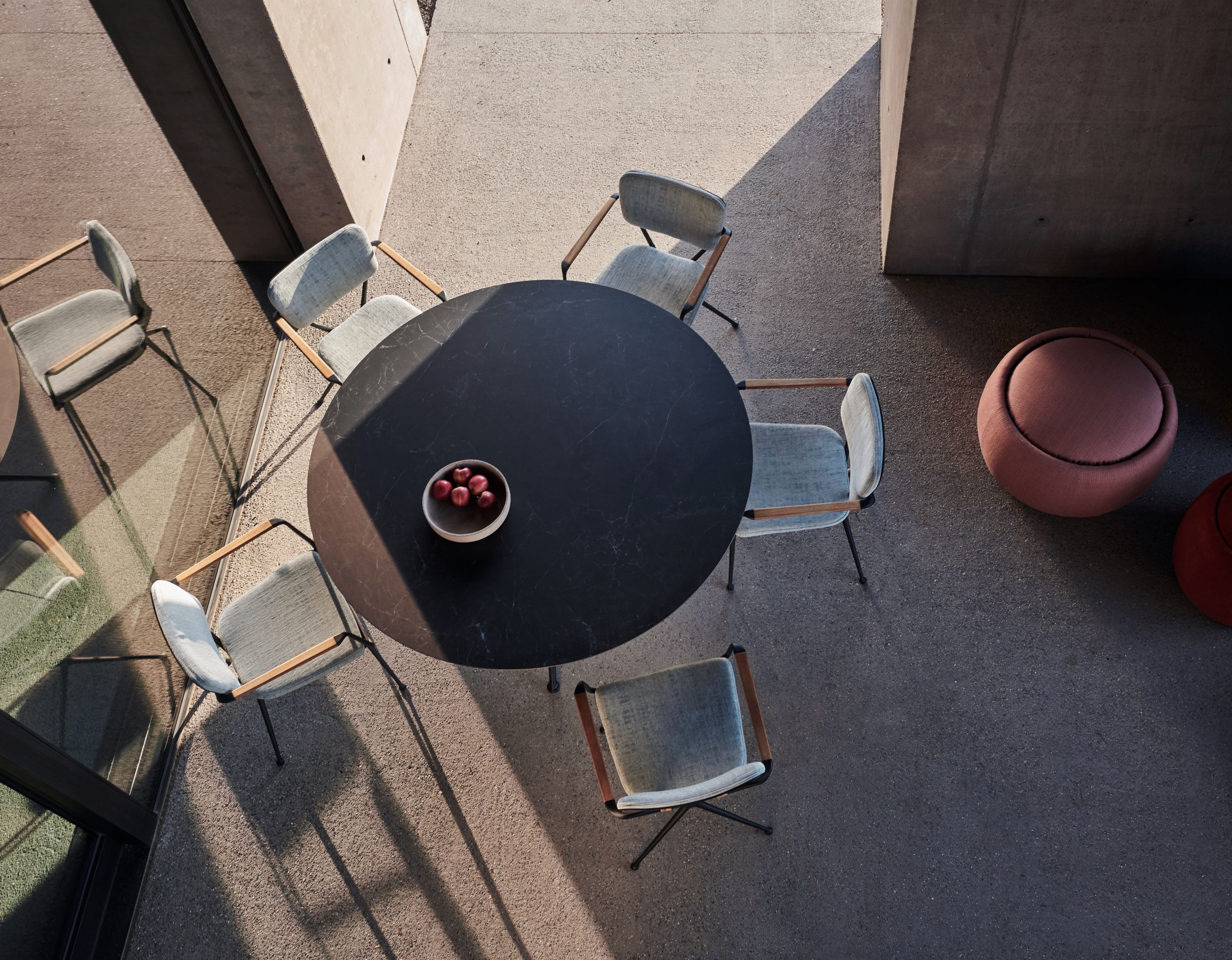 Круглый керамический садовый стол Royal Botania Exes ARCH-00022260 - Вид №2