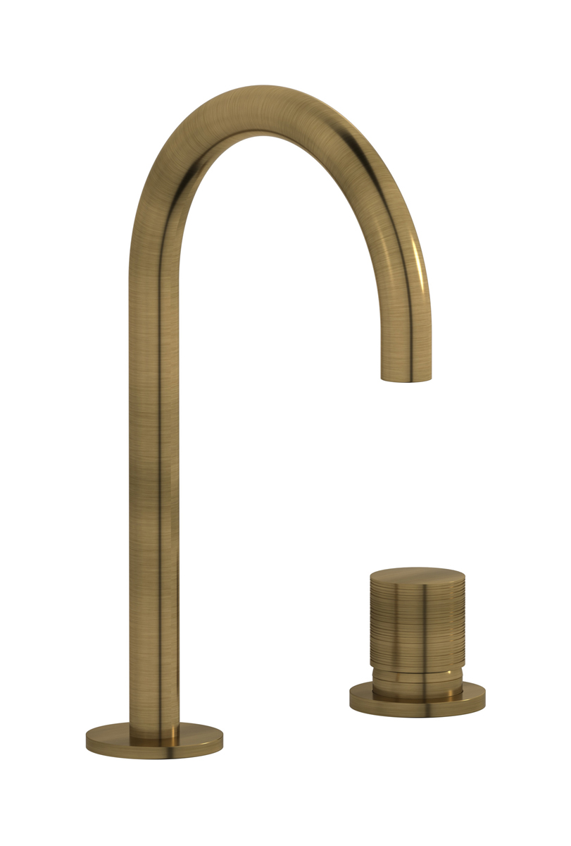 Смеситель для раковины на 2 отверстия WE ARE IB vn706ss Modern Bronze Vinile