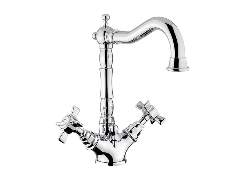 Смеситель для раковины из хромированной латуни Bugnatese PRINCETON ARCH-00072842