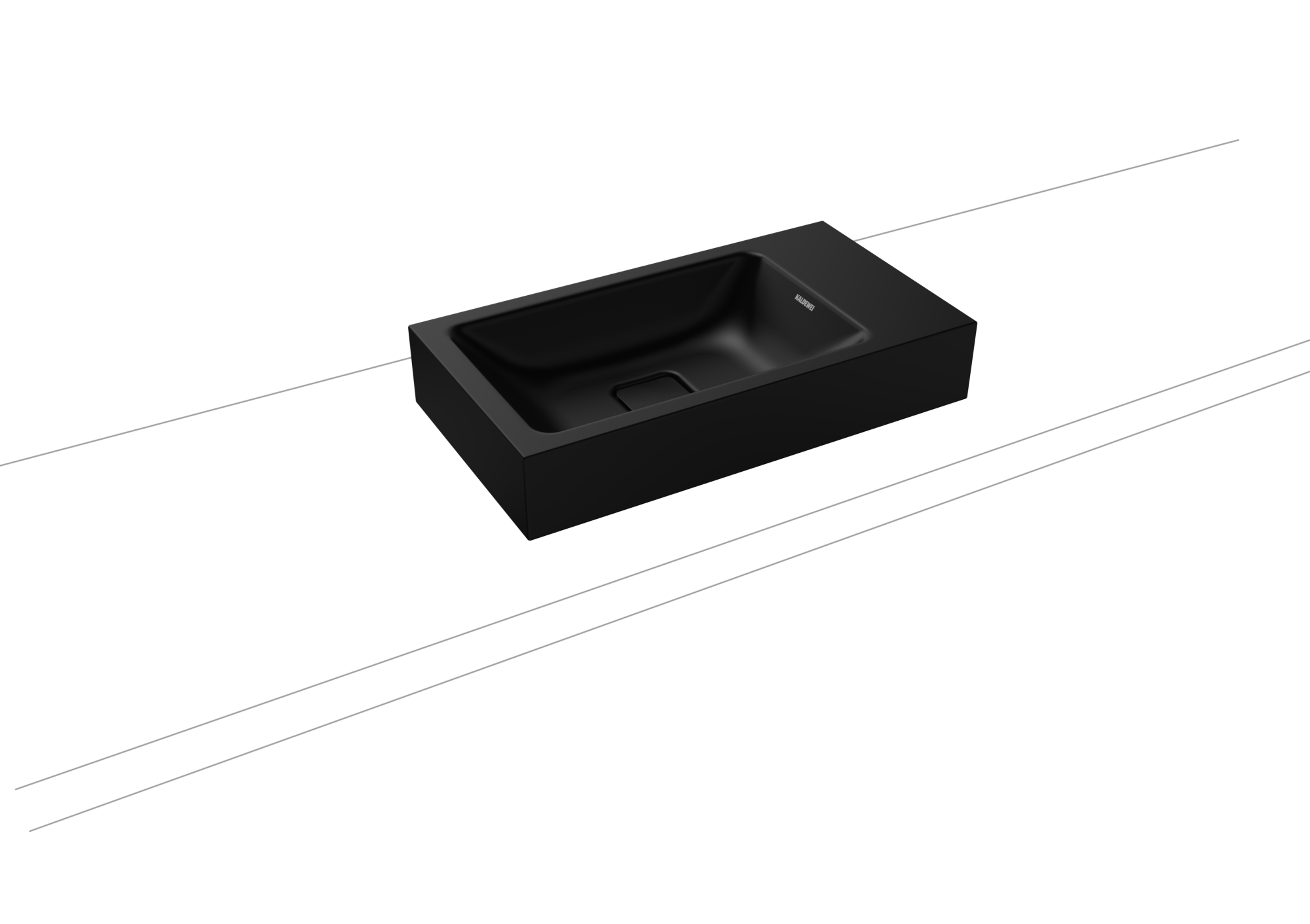 Умывальник KALDEWEI Сталь эмалированная 3074 294 черный матовый 100 30743083294 