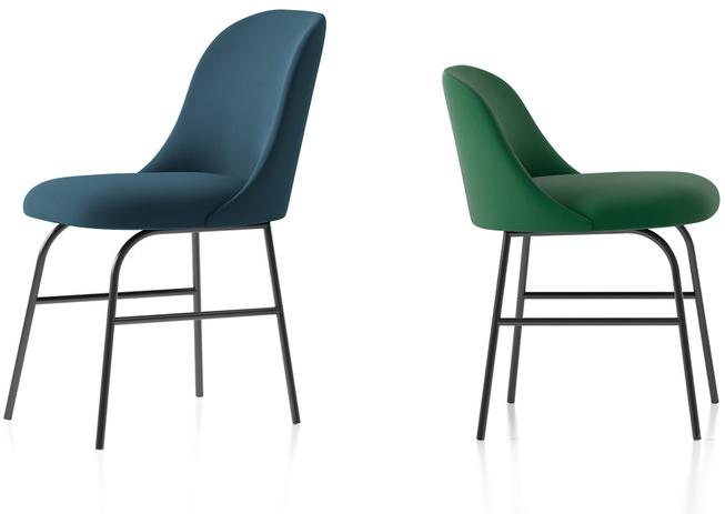 Viccarbe Стул из ткани Aleta sun-id-1439176 - Вид №5