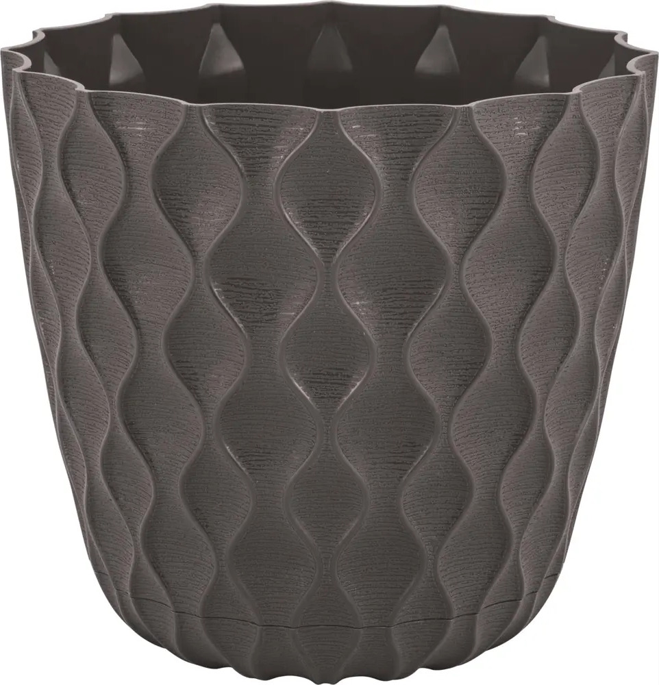 INGREEN Wave — цветочный горшок для комнатных растений в шоколадном оттенке 89344201