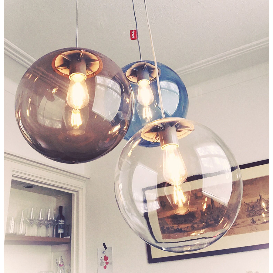 Лампа подвесная Spheremaker, 1 плафон, светло-голубая Fatboy 100295 - Вид №4