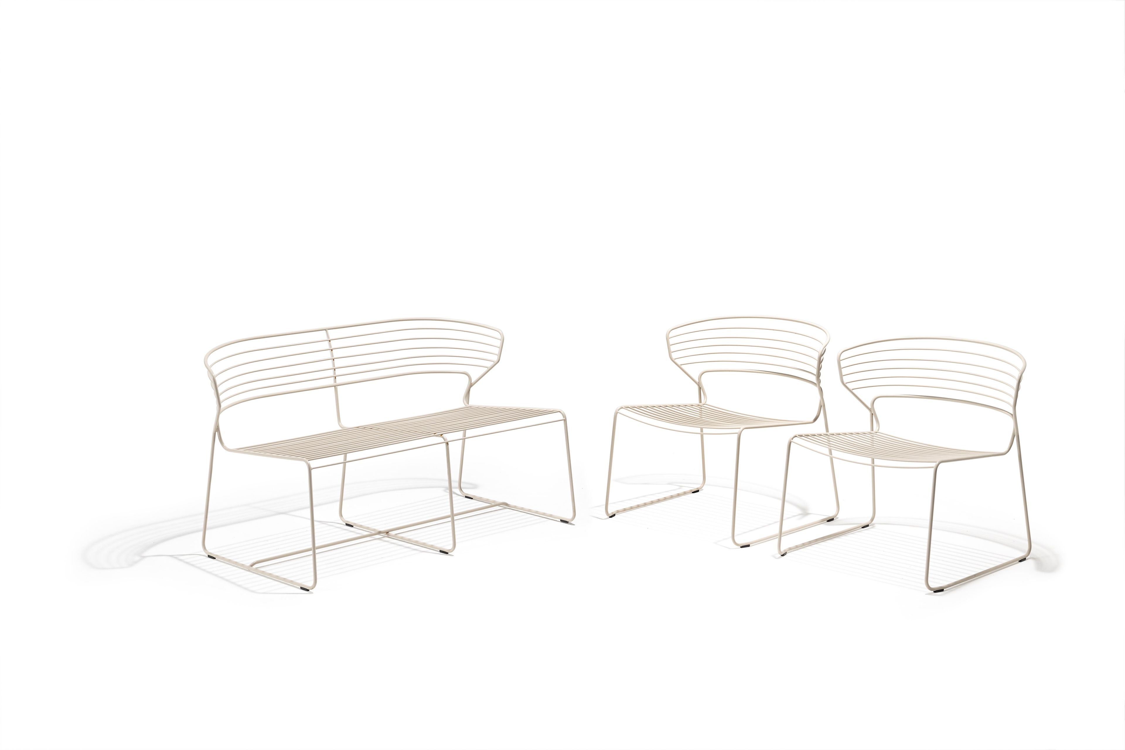 Стальной сани сад стул Desalto Koki Wire ARCH-00122456 - Вид №2