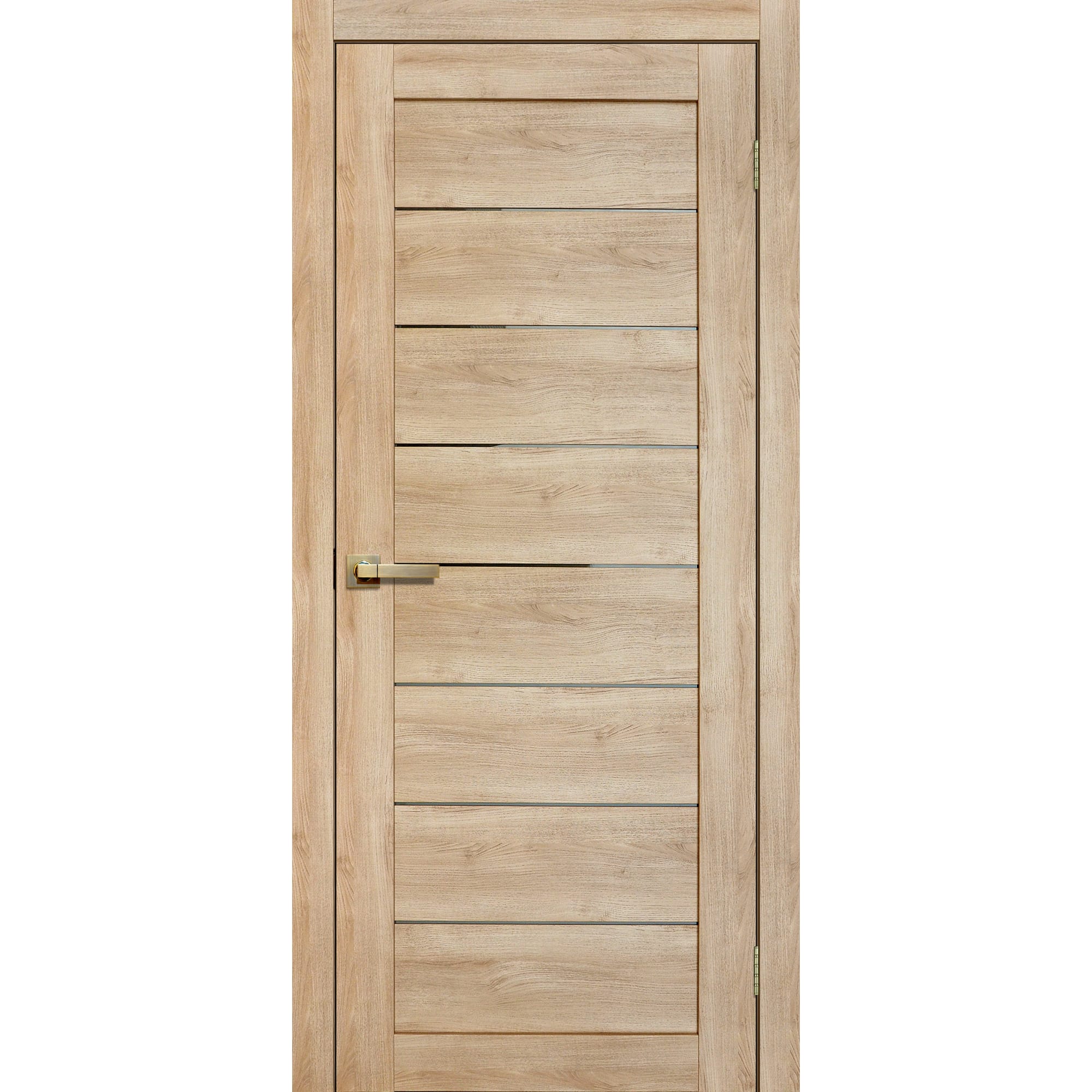81933683 Дверь межкомнатная Лайн 80x200 см цвет дуб глостер Santreyd 