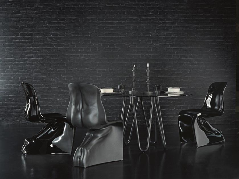 Casamania & Horm Круглый стол из металла и стекла Meduse sun-id-1344702 - Вид №5