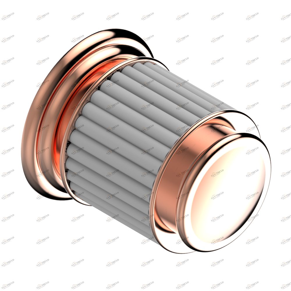 A9B-30B Маховик для встраиваемого в стену вентиля Thg-paris Jaipur с матовым хрусталём Розовое золото A9B 30B CAT.F