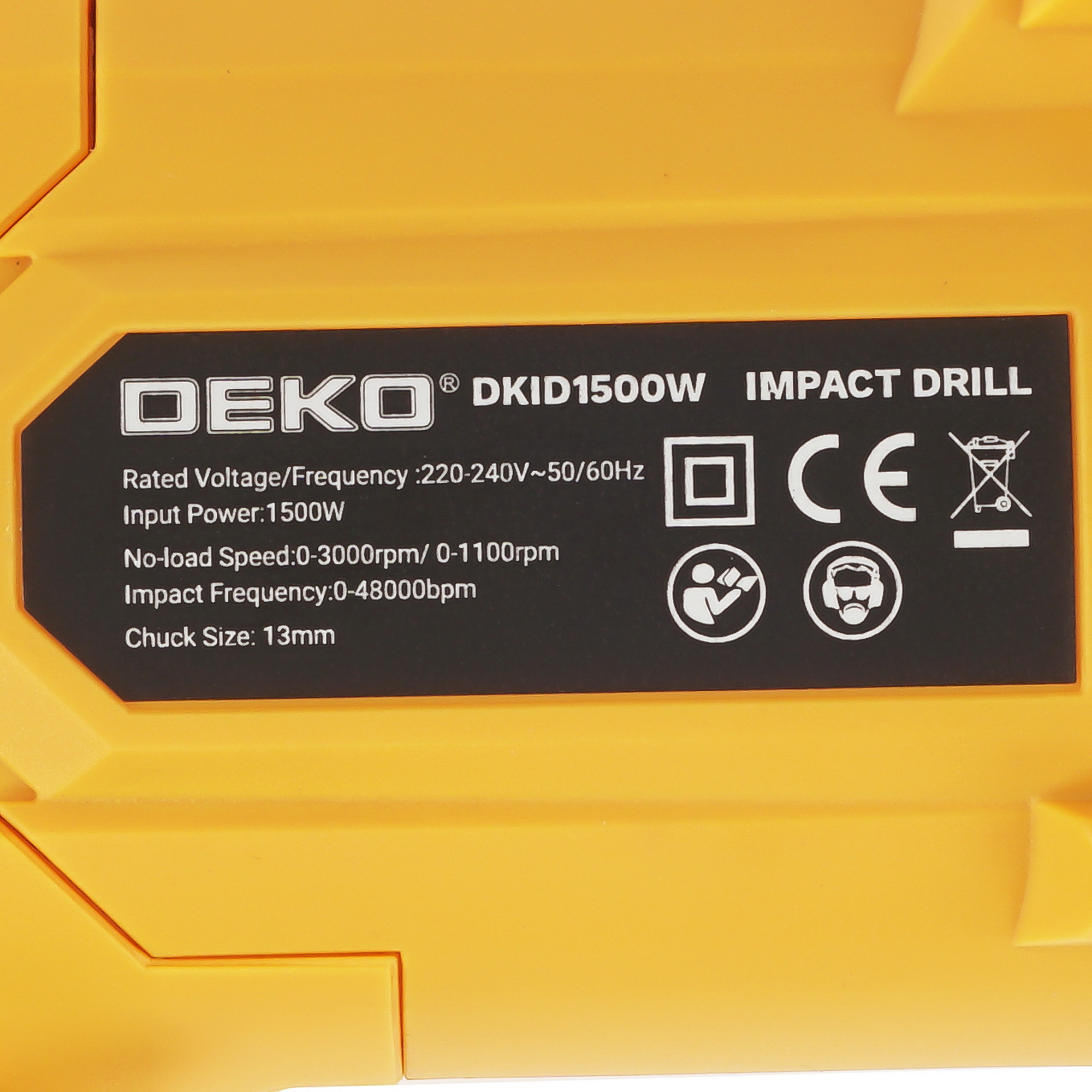 Дрель  DEKO DKID1500W 9909159 STDN-0134319 - Вид №2