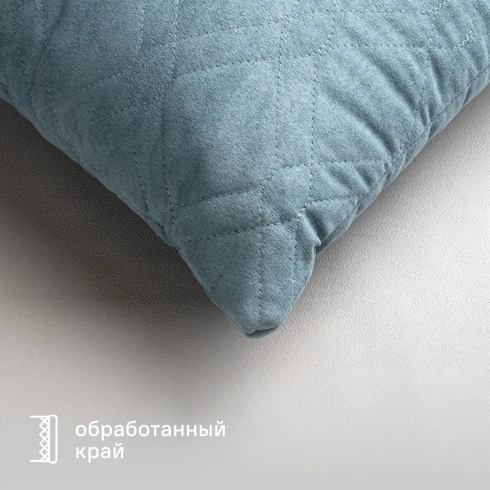Подушка декоративная Linen Way 43x43 см цвет серебристый 85295347 STLM-2045206  - Вид №4