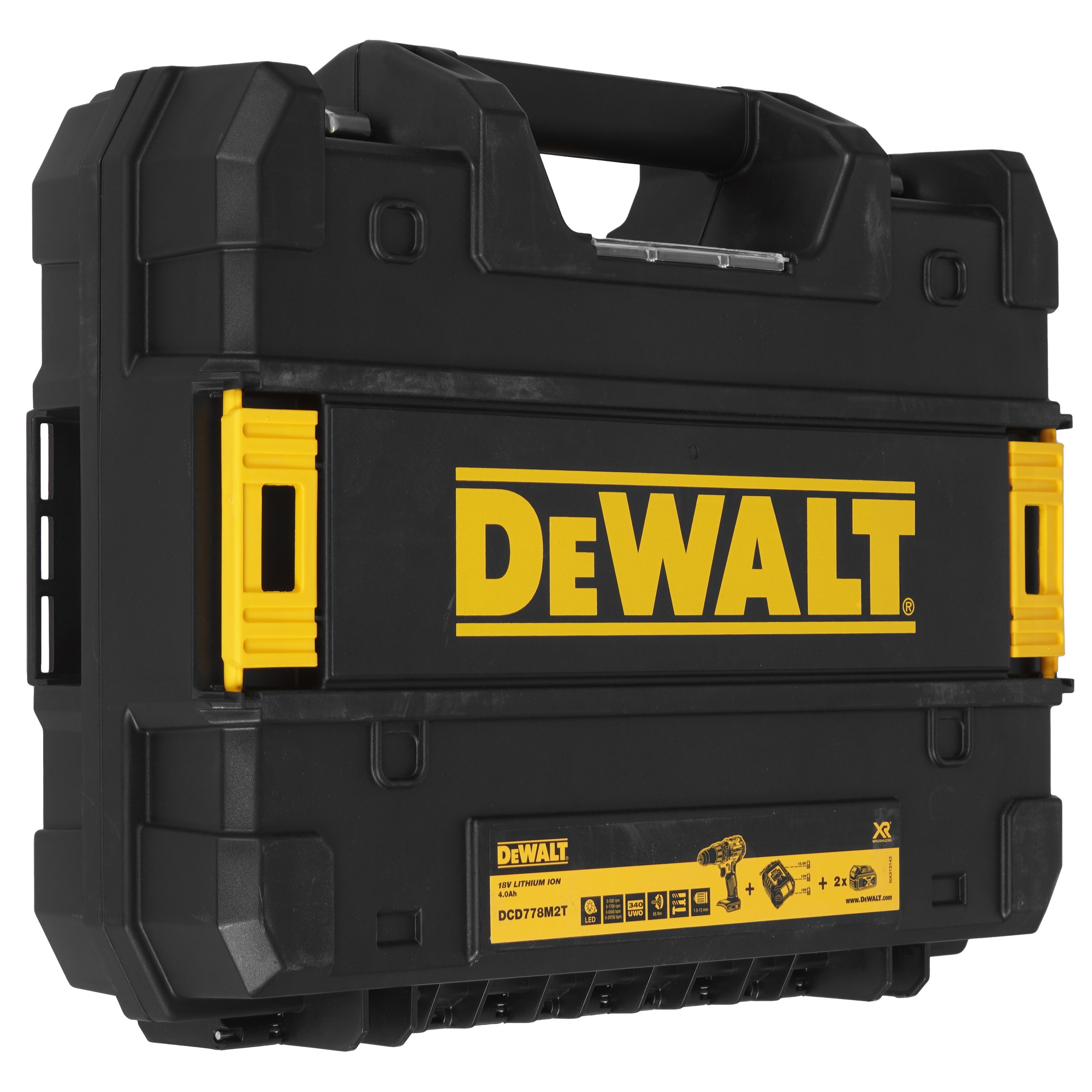 Дрель-шуруповерт DeWalt DCD778M2T-QW XR FLEXVOLТ 18/54V 9211260 STDN-0031892 - Вид №8