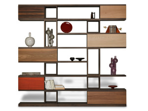 Отдельно стоящий книжный шкаф из ясеня