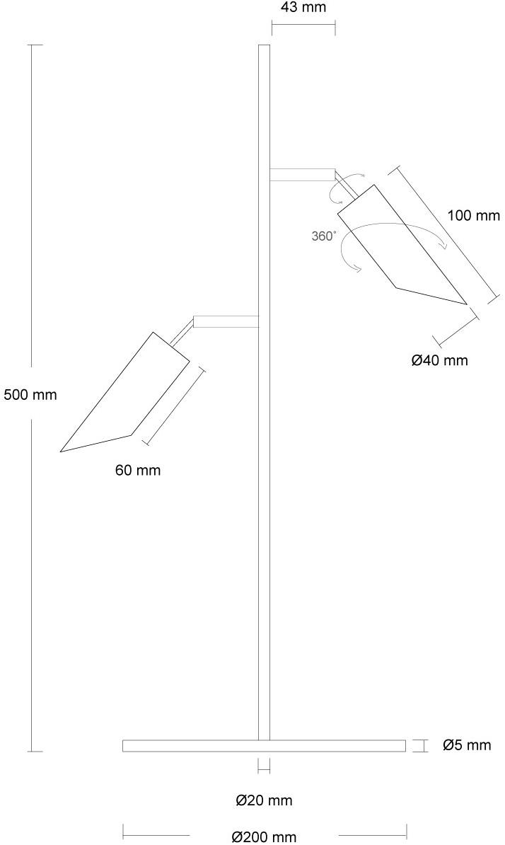 URBI et ORBI Регулируемая настольная лампа из бетона Funky 2016 sun-id-1357379 - Вид №9