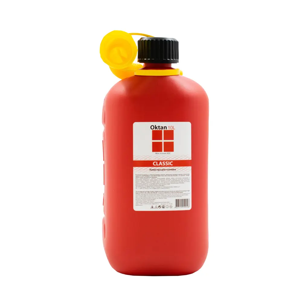 Канистра ГСМ Oktan Классик 10 л пластик Santreyd STLM-2095735 - Вид №3