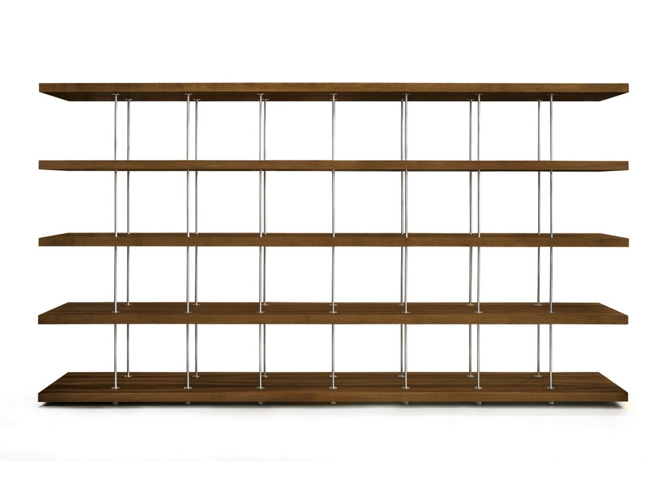 Двухсторонний книжный шкаф из массива дерева и планки Riva 1920 этаж ARCH-00025314