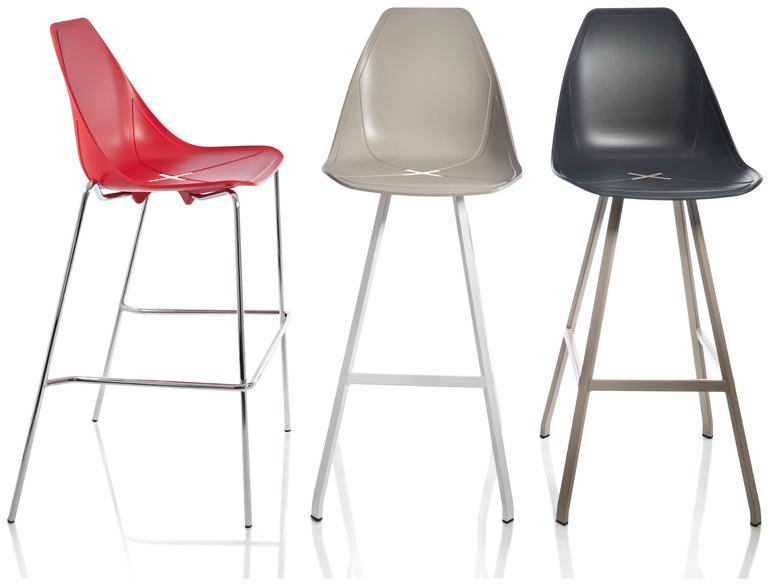 ALMA DESIGN Штабелируемый барный стул из полипропилена X stool sun-id-1427917 - Вид №2