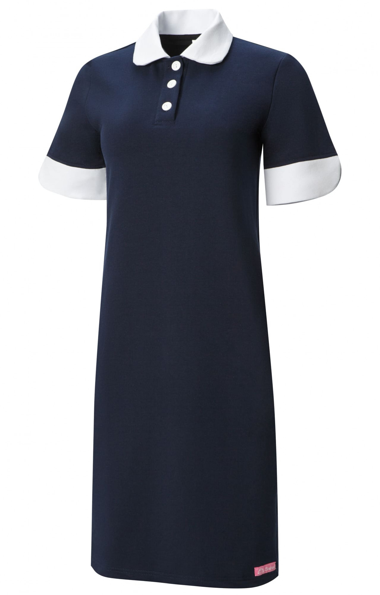 64661 Платье-поло трикотажное цвет NAVY (темно-синий) GRACE  Одежда для обслуживающего персонала  размер 52 (XXL) 
