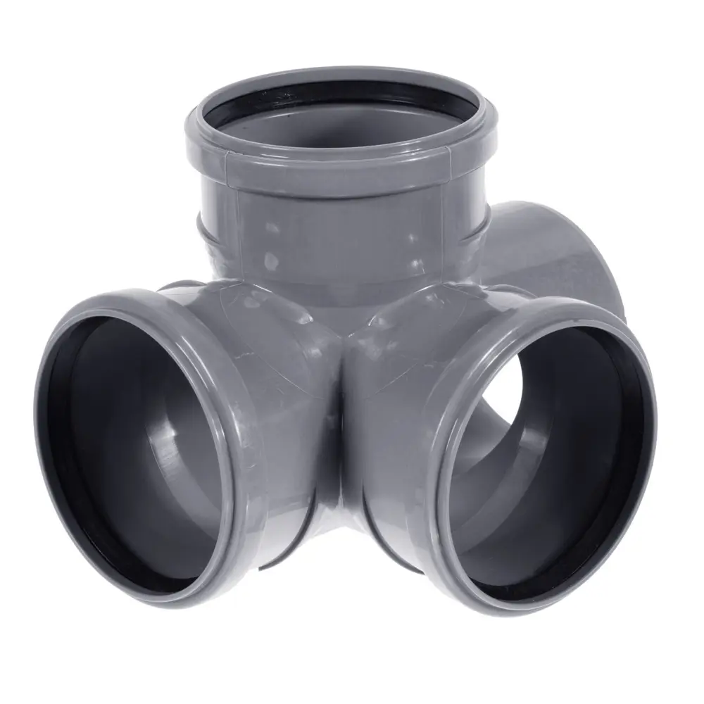 Крестовина двухплоскостная Pro Aqua 110x110x110/87° полипропилен 81952629 STLM-2047274  - Вид №1