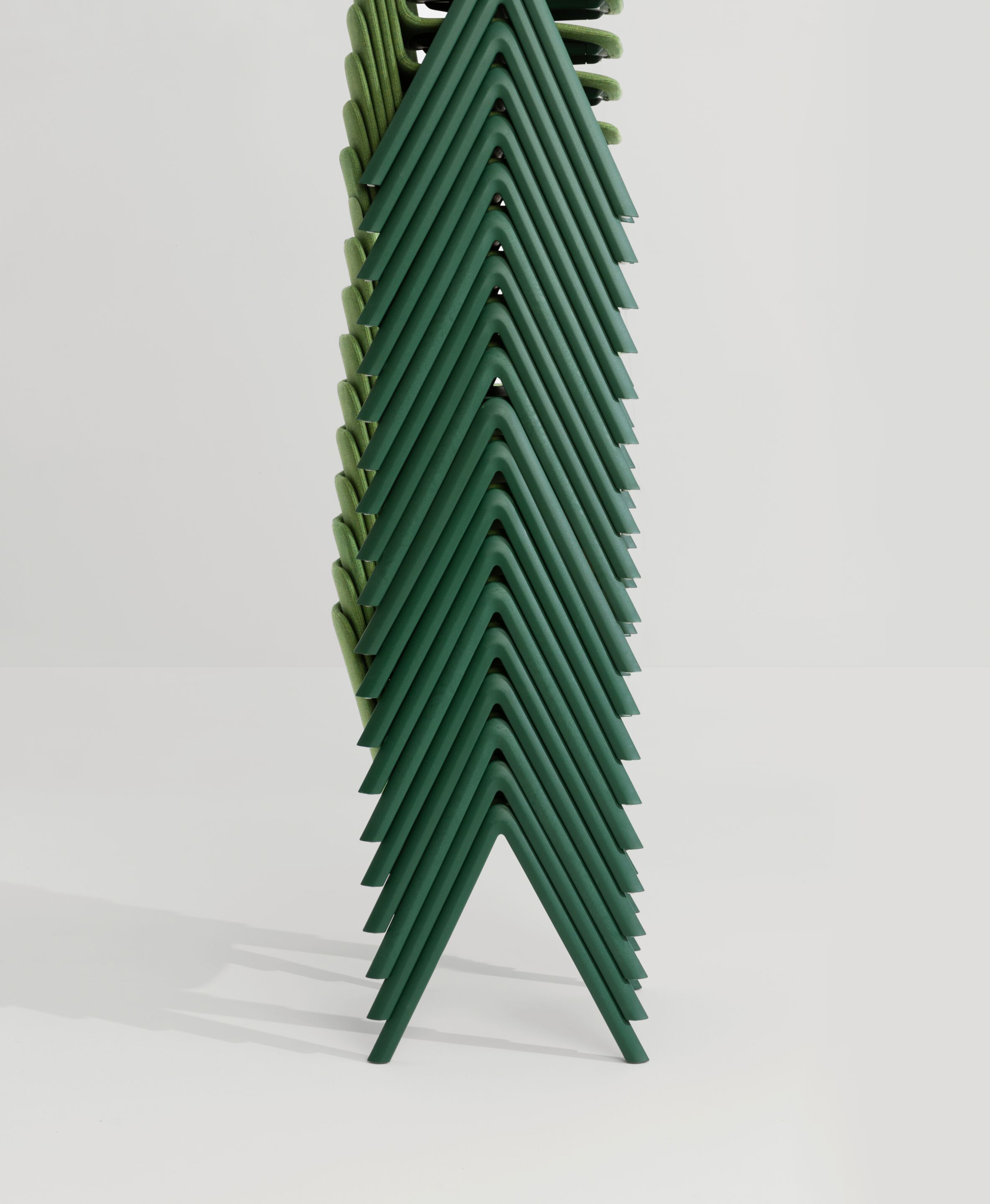 Штабелируемый стул с мягким сиденьем Midj стек ARCH-00143971 - Вид №3