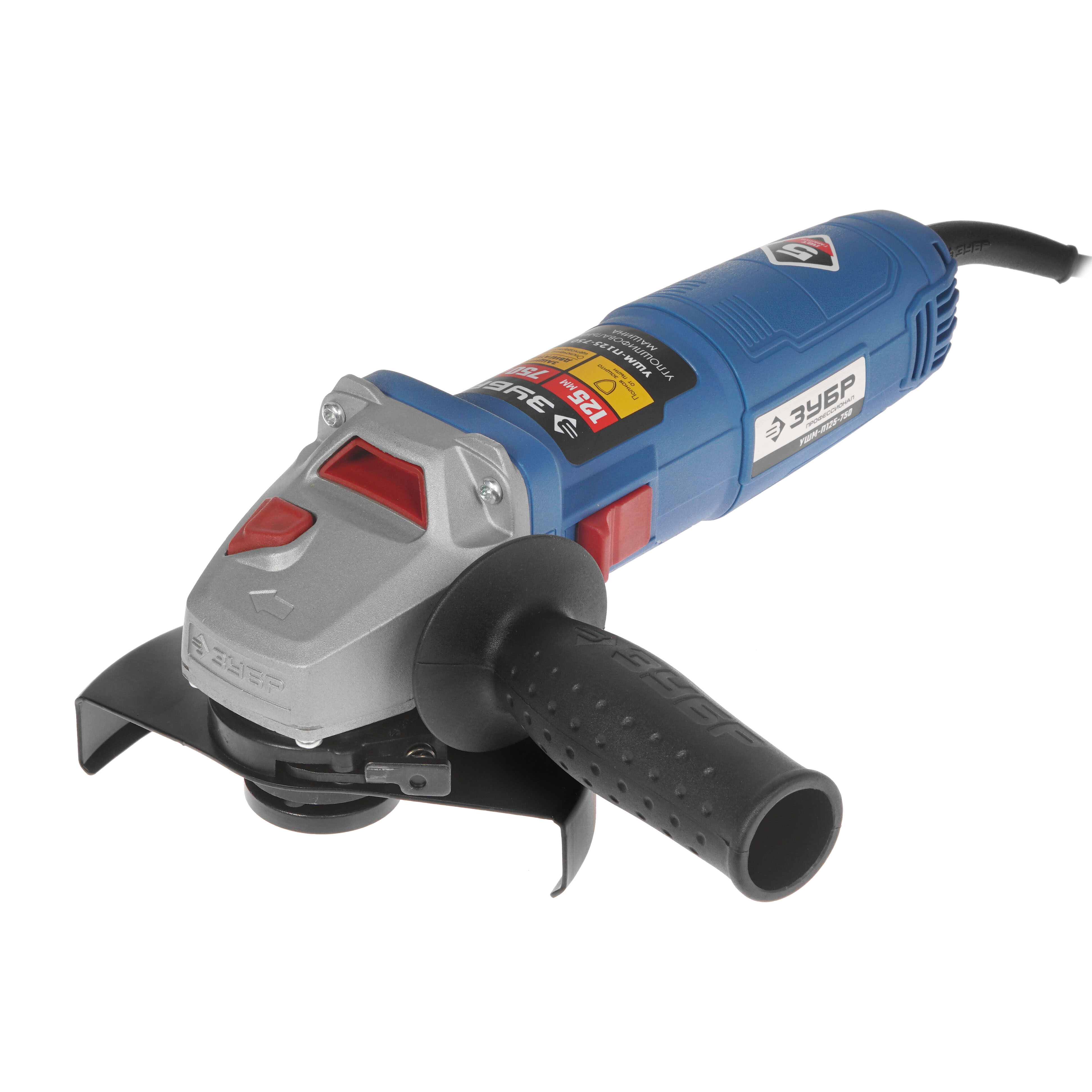 Углошлифовальная машина (УШМ) Зубр УШМ-П125-750 8191325 STDN-0149761