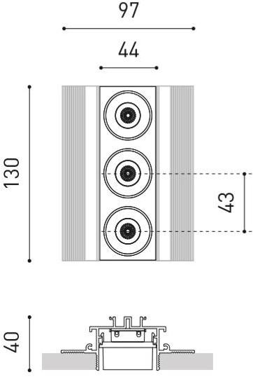 Arkoslight Линейный световой профиль из алюминия для светодиодных модулей Black foster custom sun-id-1453801 - Вид №42