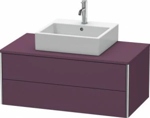 XS491109494 XSquare Тумбочка для подвесной консоли Баклажан шелковисто-матовый лак