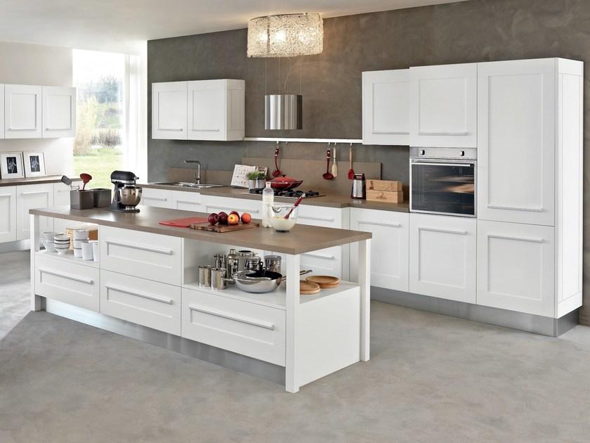 Cucine Lube Кухня с островом со встроенными ручками Gallery 09 - Вид №3