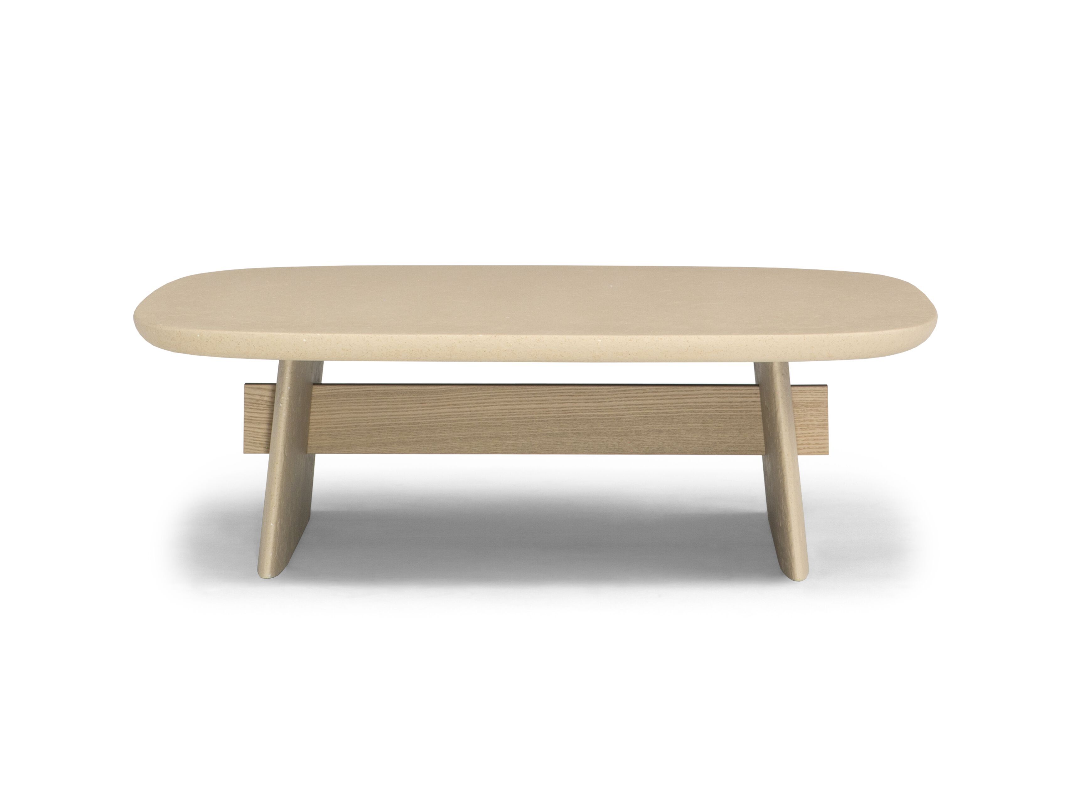 Низкий квадратный стол из камня Лечче Natuzzi Italia ARCH-00080620 - Вид №1