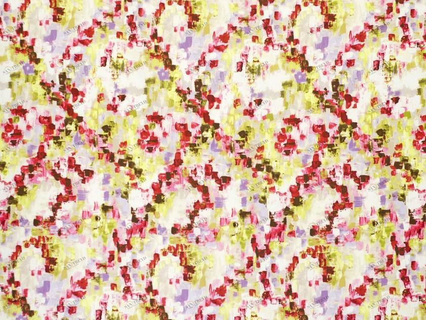 Aldeco Разноцветная набивная ткань Tropical vibes sun-id-1461749