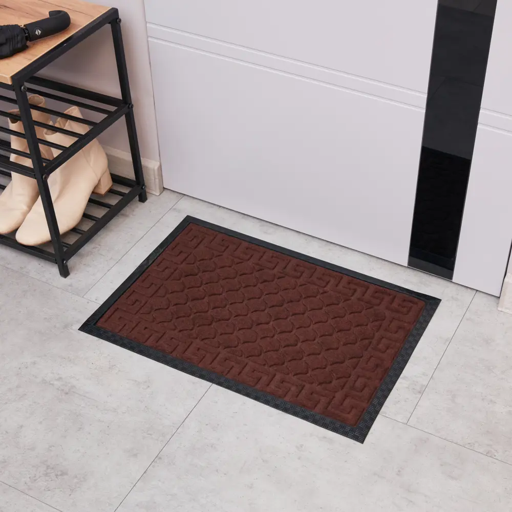 Коврик придверный MONTDENIS KREAFORTA коричневый 40x60 STLM-2061890 - Вид №5