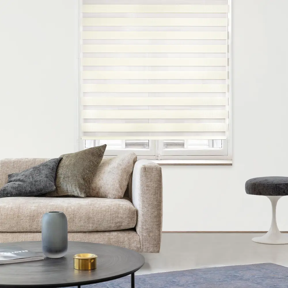 Штора рулонная день-ночь Silver 180x175 см молочная Santreyd Д/Н SILVER STLM-2014462 - Вид №2