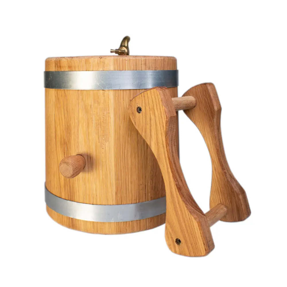 Santreyd Дубовая бочка с краном 5л для выдержки напитков 89338885 STLM-1421070 - Вид №1