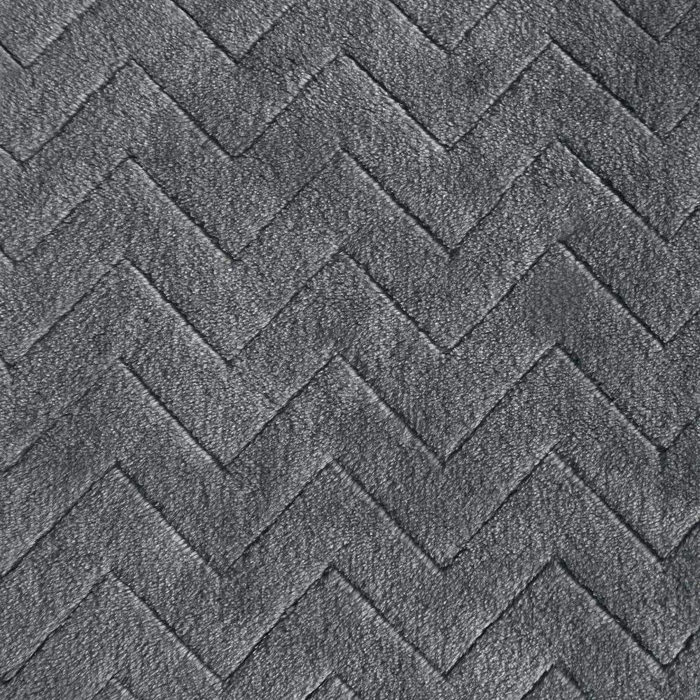 Плед Kazan 140x200 см велсофт цвет графит СТОЛИЦА ТЕКСТИЛЯ STLM-2174449 - Вид №1