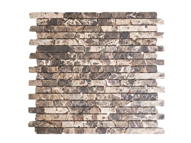 Темная мраморная облицовка Emperador Mosaix ARCH-00043701 - Вид №1