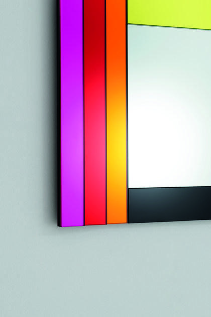 Glas Italia Зеркало настенное прямоугольное в раме Gli specchi di dioniso Dioniso3  - Вид №1