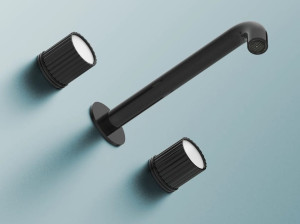 Латунный смеситель для раковины с 3 отверстиями с отдельными розетками