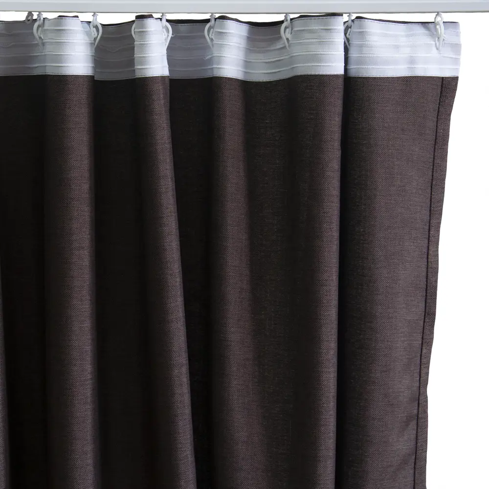 Штора на ленте Seasons Looks 140х260 см Coffee цвет кофе STLM-2095606 - Вид №3