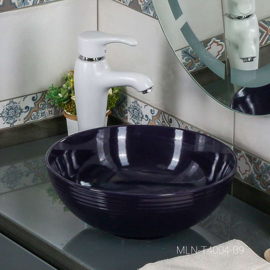 Накладная раковина melana mln-t4004-b9 (фиолет) T4004-B9-806 - Вид №2