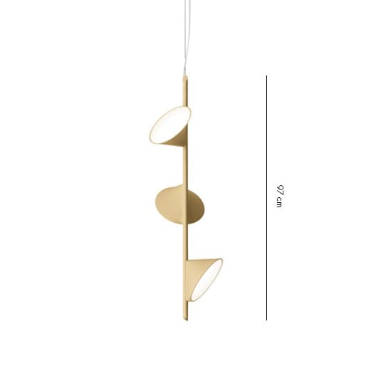 Алюминиевый светодиодный подвесной светильник AXOLIGHT Orchid ARCH-00028529 - Вид №4