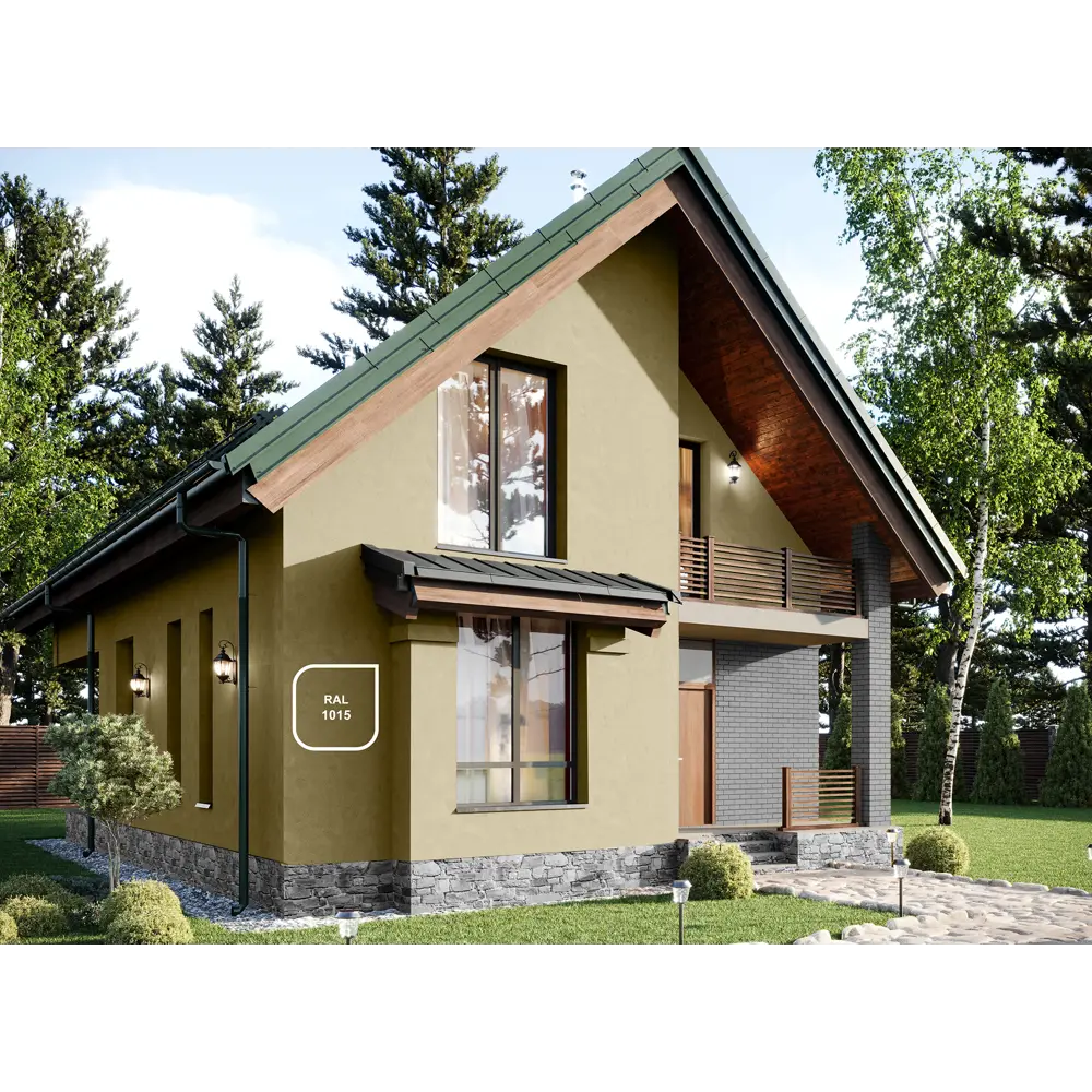 Краска фасадная Alpina Super Fassade цвет белый матовая база А 9 л STLM-2111990 - Вид №3